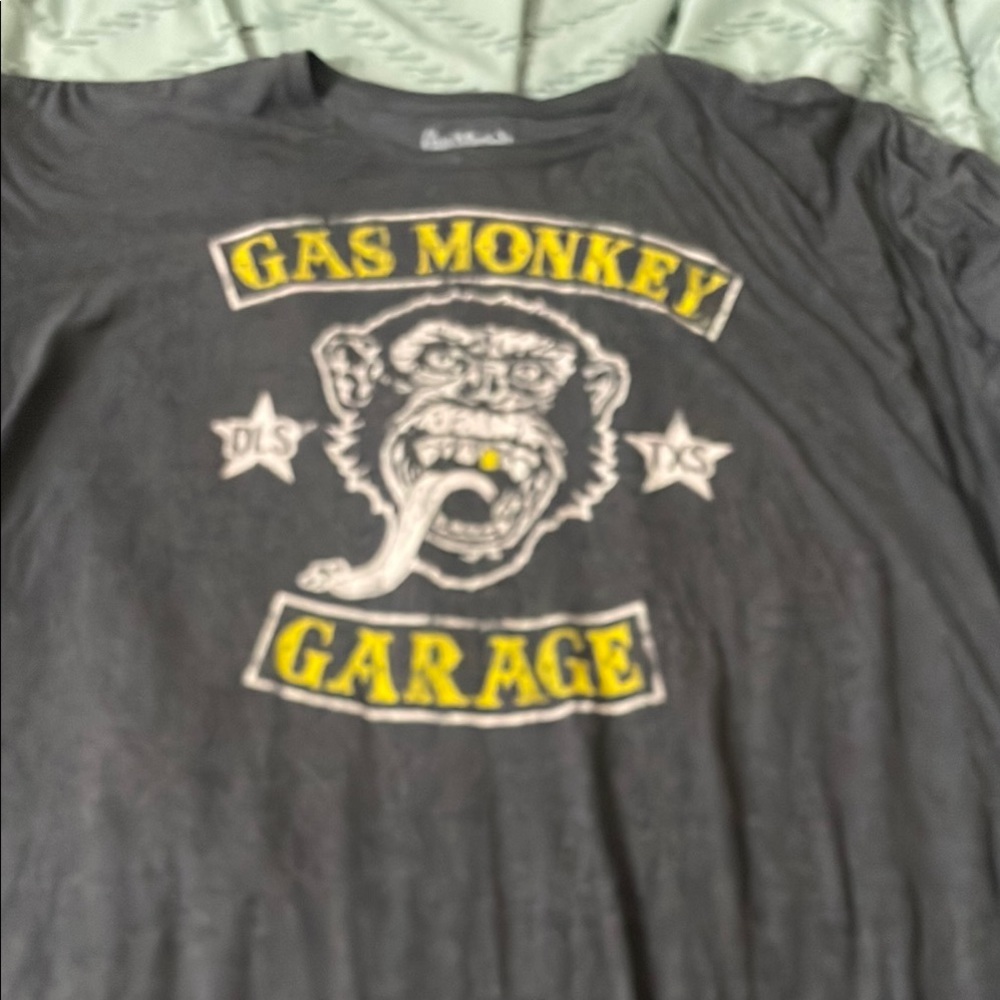 Gas Monkey Garage Black Short Sleeve Tee